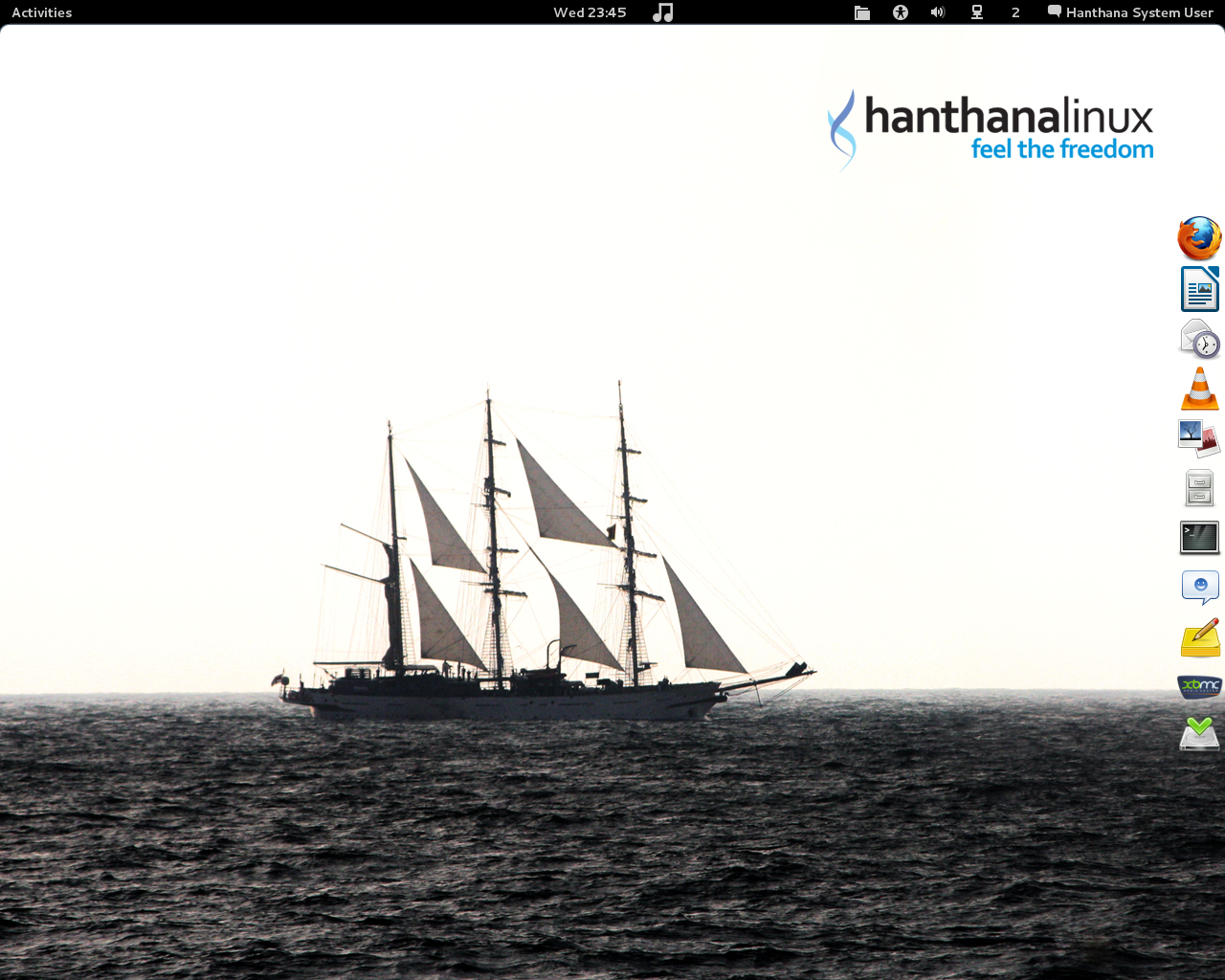Скриншот Hanthana Linux