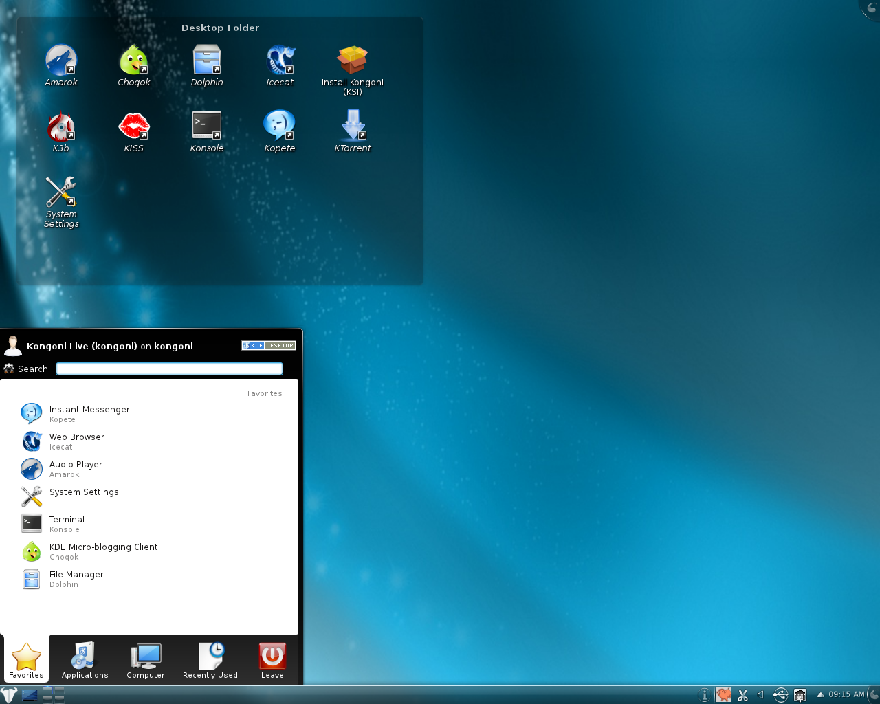 Скриншот Kongoni GNU/Linux