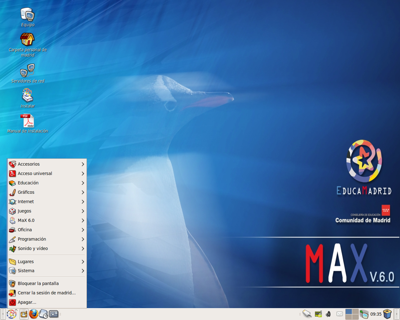 Скриншот MAX: Madrid_Linux