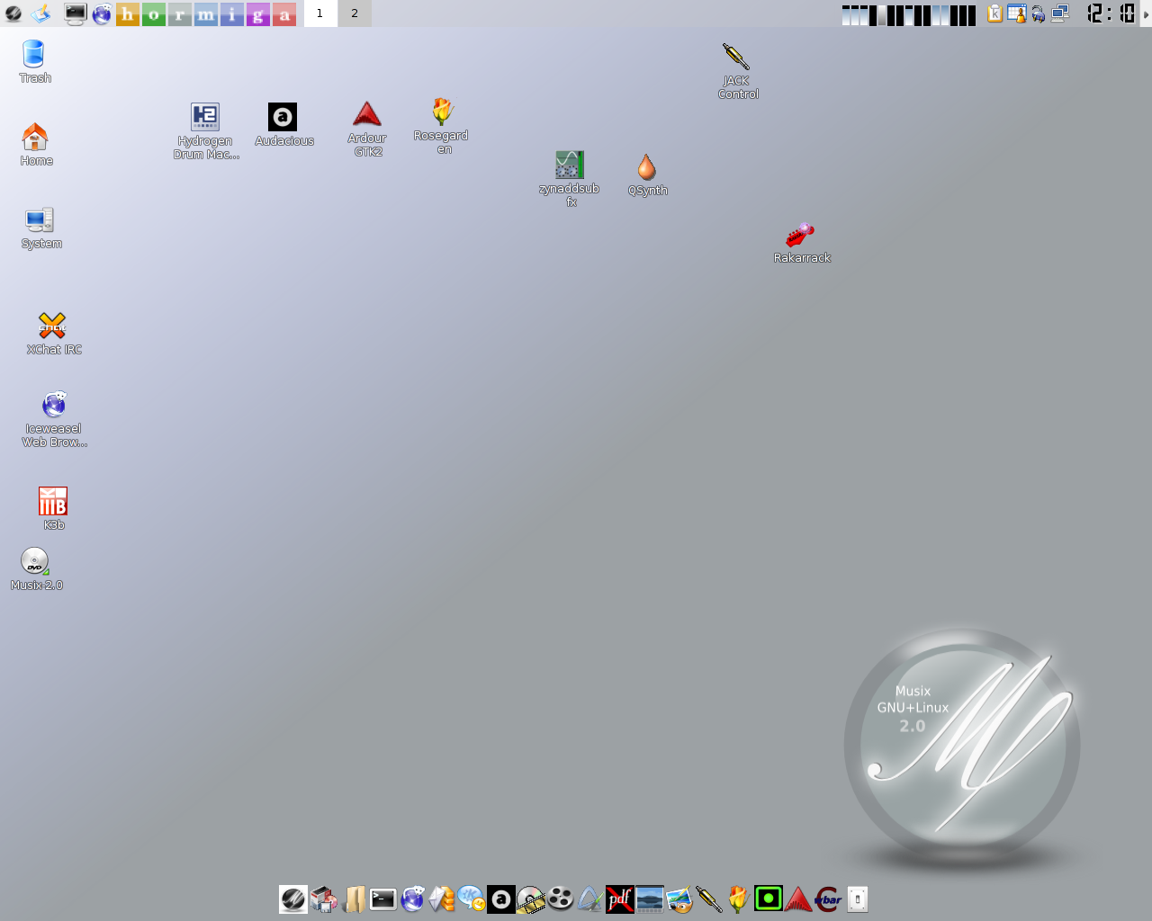 Скриншот Musix GNU/Linux