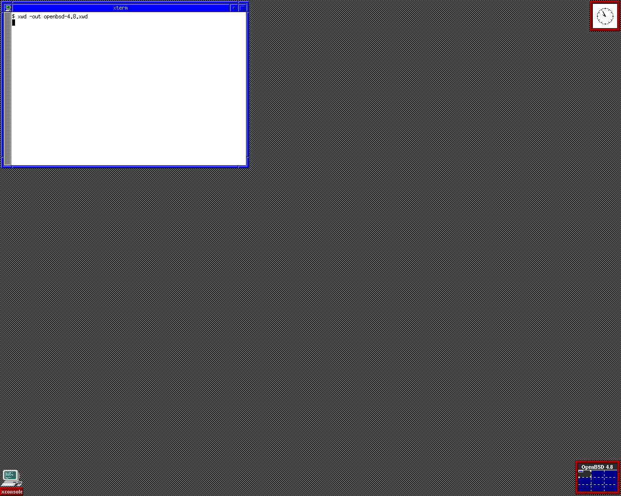 Скриншот OpenBSD