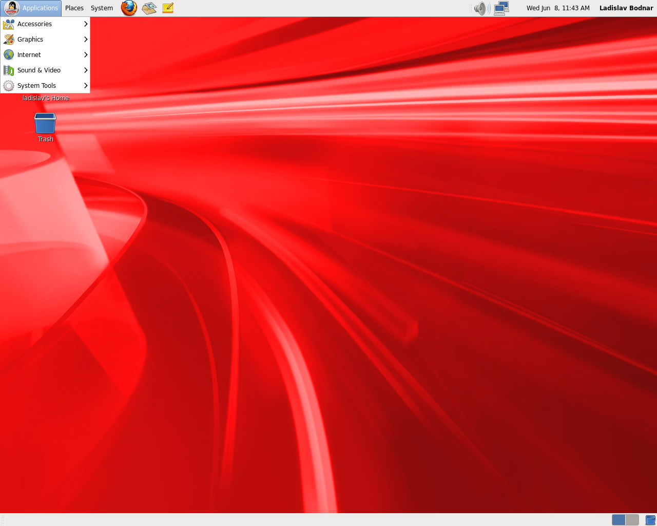 Скриншот Oracle Linux