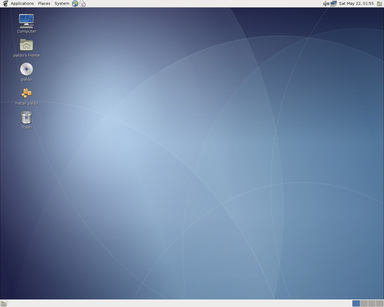 Скриншот paldo GNU/Linux