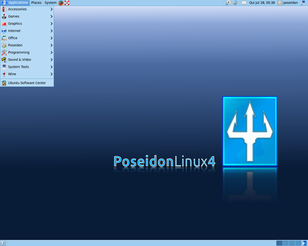 Скриншот Poseidon Linux