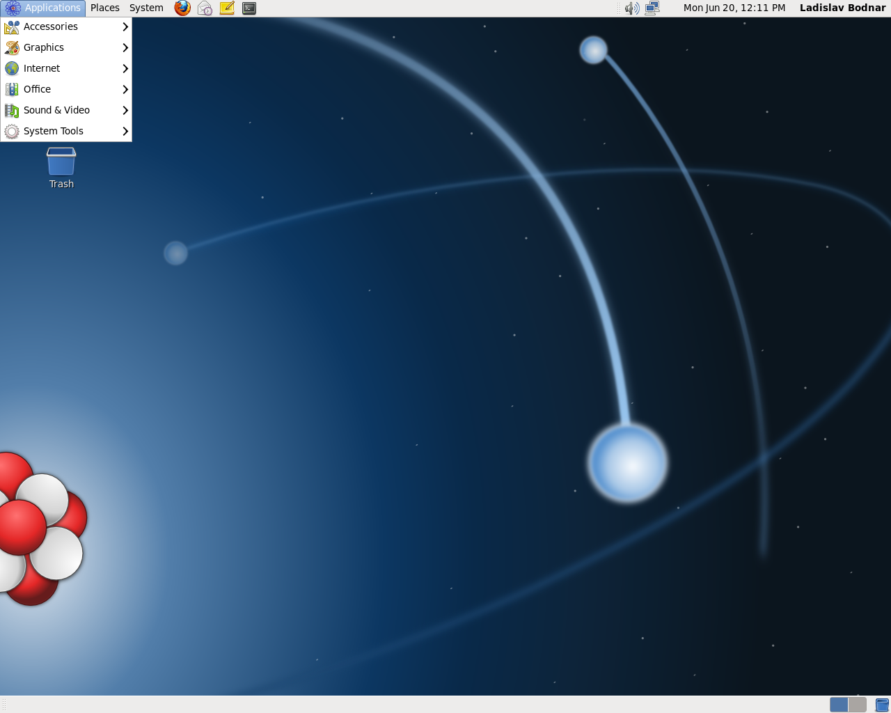 Скриншот Scientific Linux