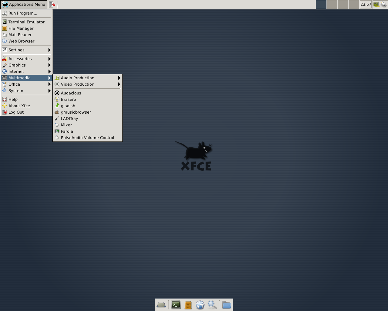 Скриншот Ubuntu Studio