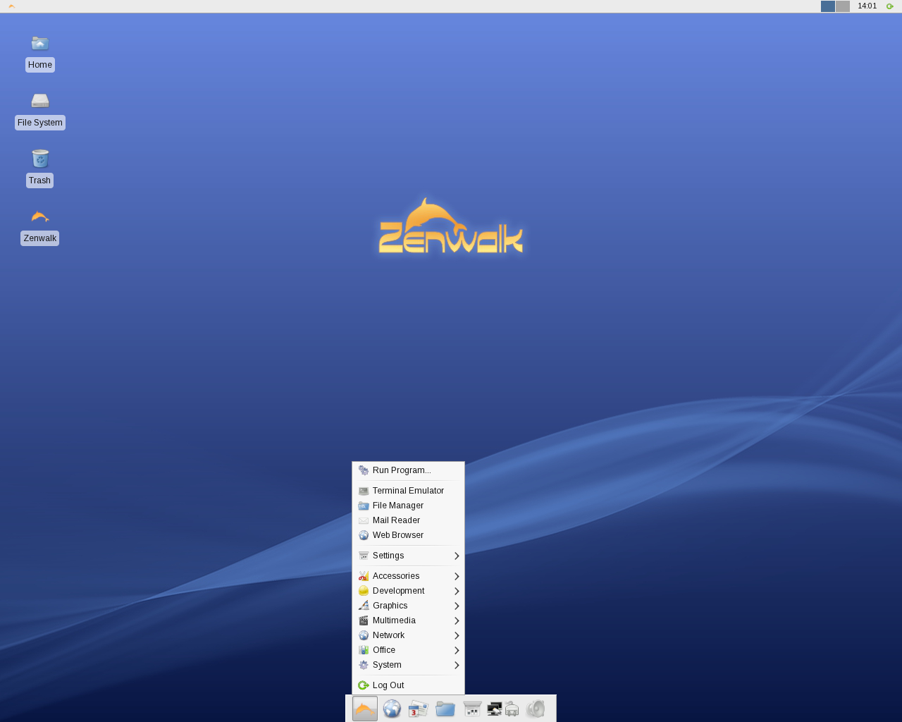 Скриншот Zenwalk Linux