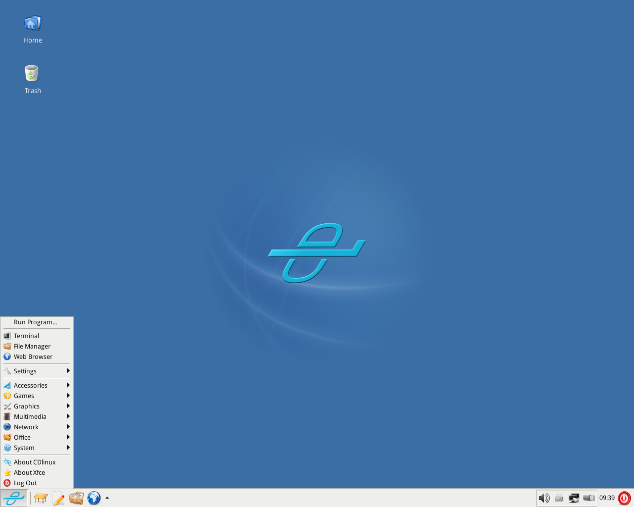 Скриншот CDlinux