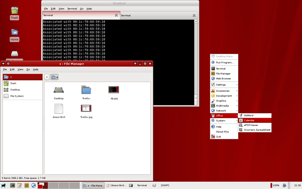 Скриншот Draco GNU/Linux