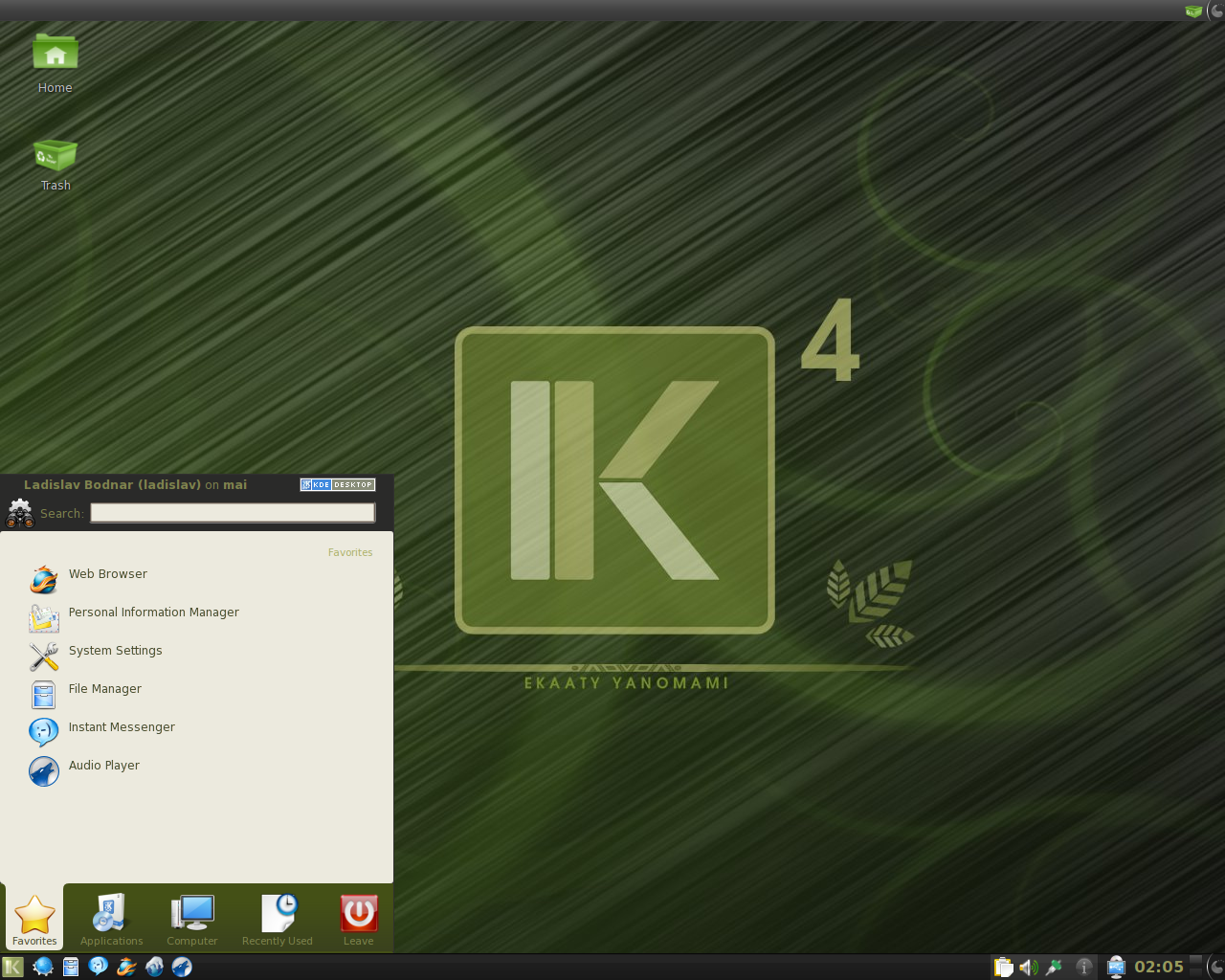 Скриншот Ekaaty Linux