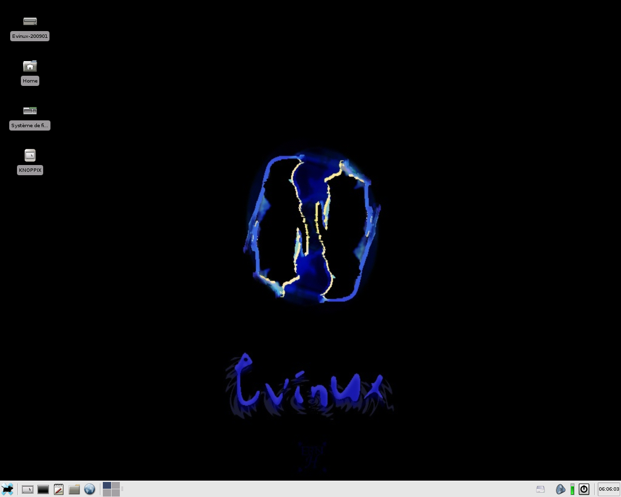 Скриншот Evinux